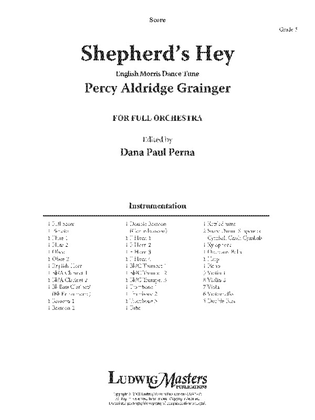 Shepherds Hey for Orchestra