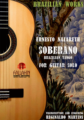 Book cover for SOBERANO (SOVEREIGN) - ERNESTO NAZARETH - FOR GUITAR SOLO