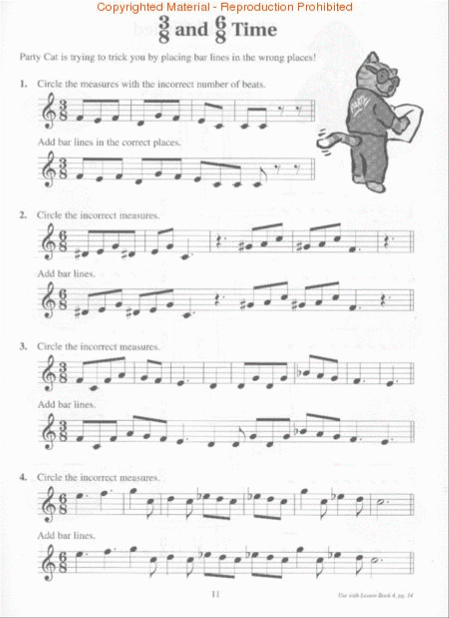 Piano Theory Workbook – Book 4 Piano Method scores gallery preview page 2