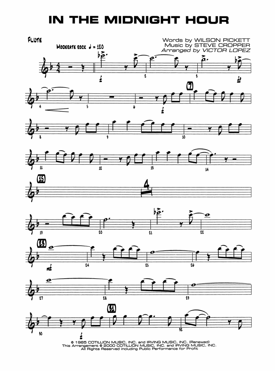 In the Midnight Hour: Flute