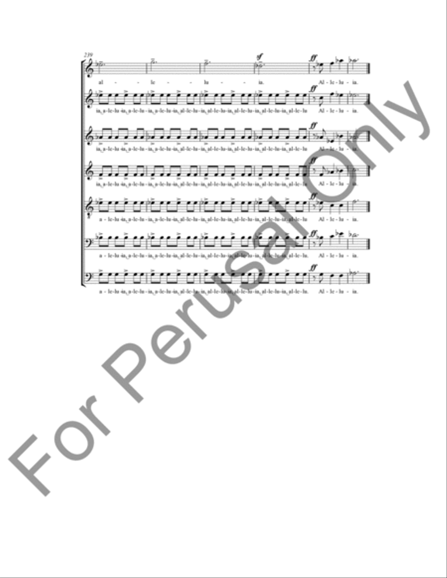 Salmo 150 4-Part scores gallery preview page 21