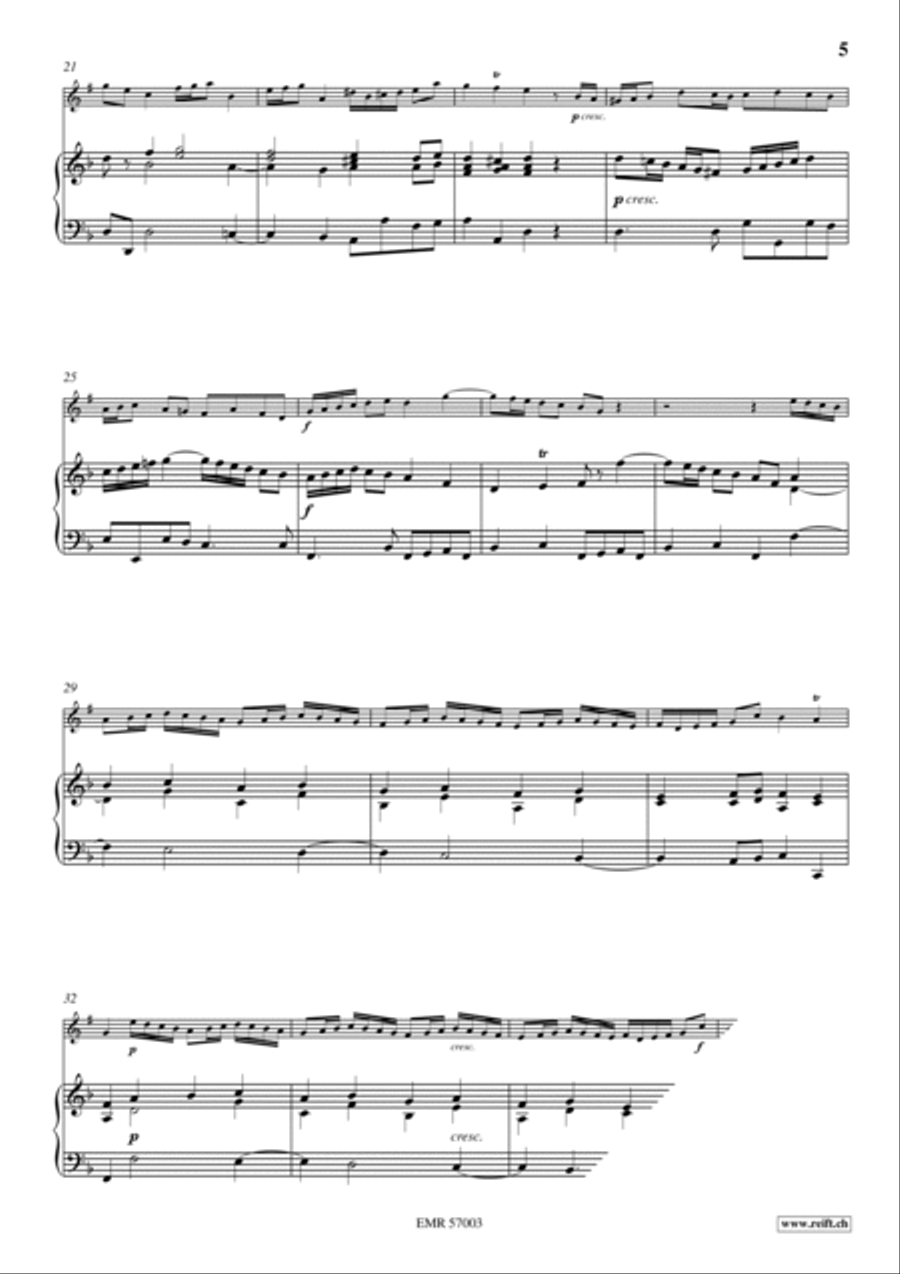 Sonata No. 1 Tenor Saxophone scores gallery preview page 6