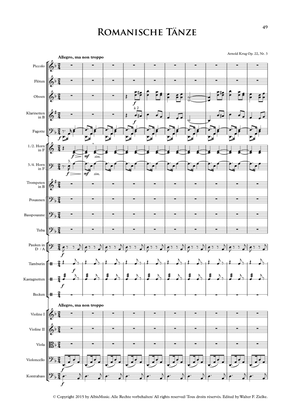 Romanischer Tanz No. 3, op.22 - Score Only