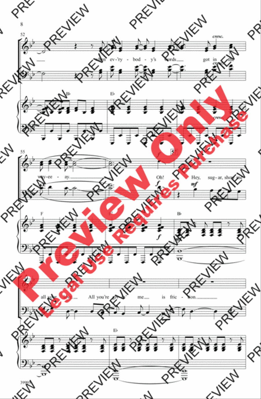 Everybody Talks Everybody Talks 4-Part scores gallery preview page 8