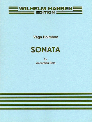 Vagn Holmboe: Sonata For Accordion Op.143a