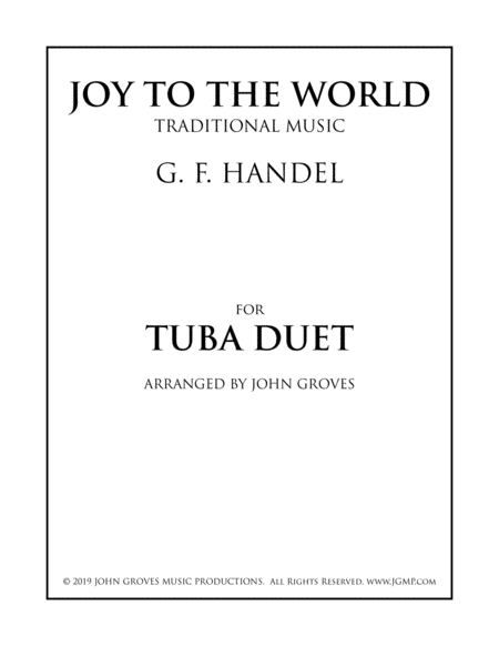 Joy To The World - Tuba Duet image number null
