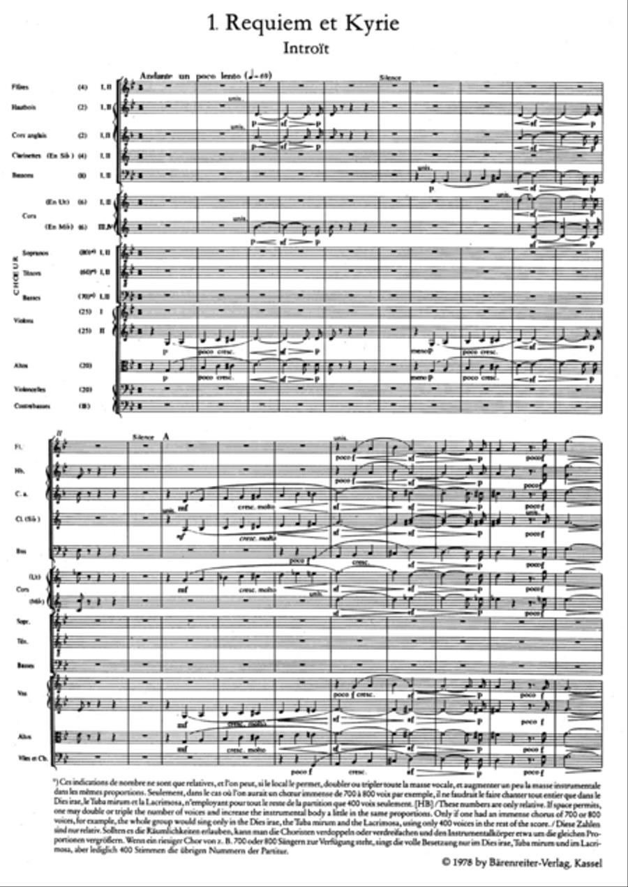 Grande messe des morts, Op. 5 Mixed Choir scores gallery preview page 2