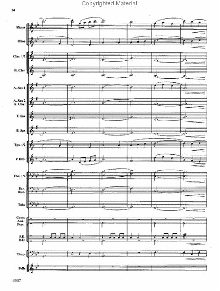 Storybrook Mountain Storybrook Mountain Concert Band scores gallery preview page 14