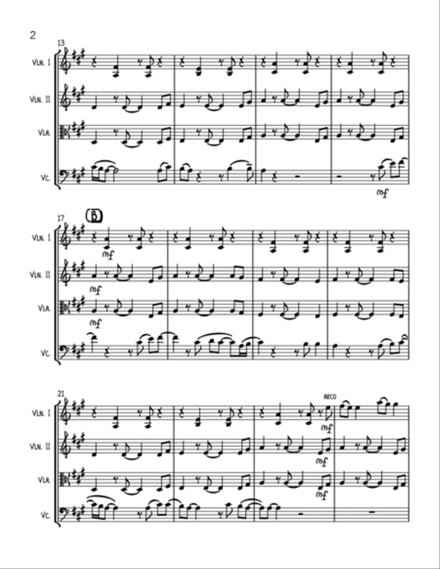 Stand By Me String Trio scores gallery preview page 2