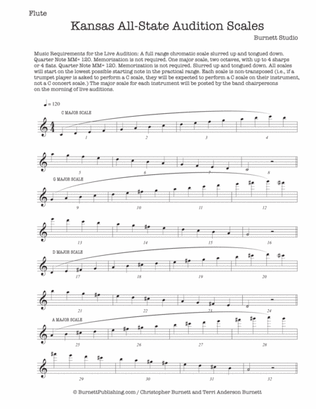 Kansas All-State Scales - FLUTE