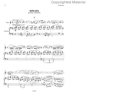 Works for Flute and Piano. "Nuvole" for Flute Solo