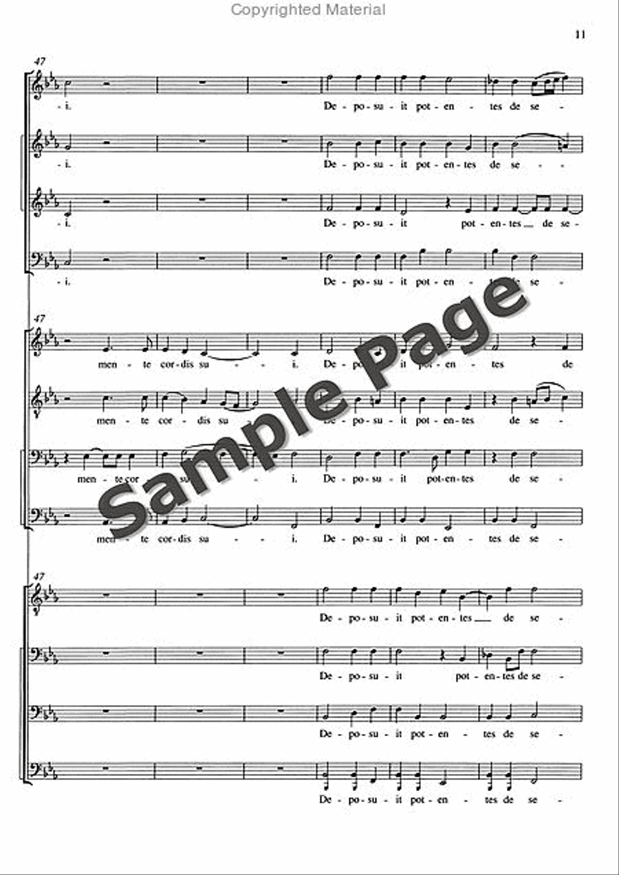 Magnificat Magnificat Mixed Choir scores gallery preview page 12