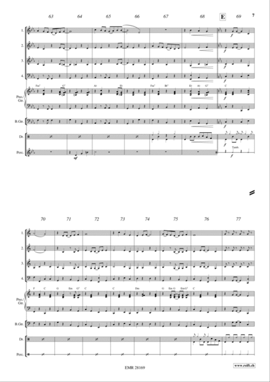 That Happy Feeling Woodwind Quartet scores gallery preview page 6