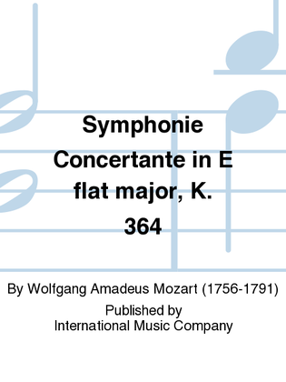 Book cover for Symphonie Concertante In E Flat Major, K. 364