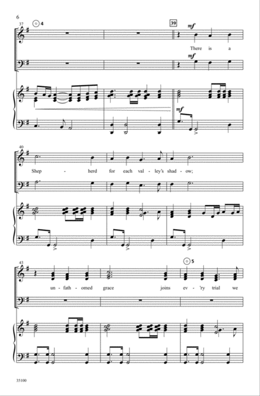 Thanks Be to God 4-Part scores gallery preview page 5