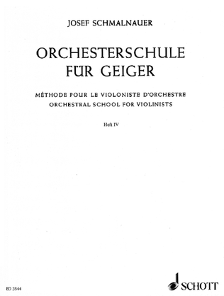 Orchestral School for Violinists