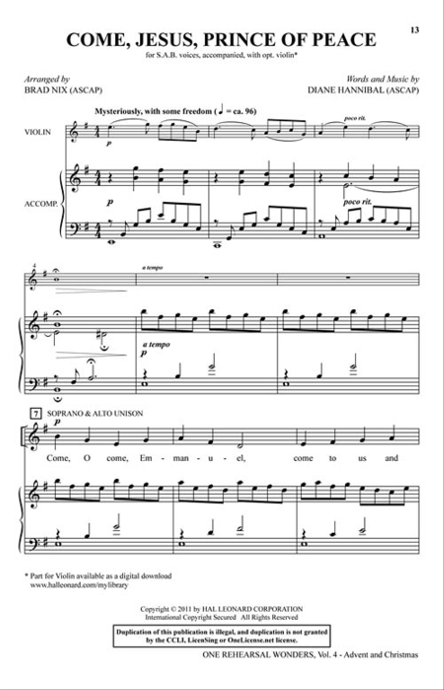 One Rehearsal Wonders, Volume 4 4-Part scores gallery preview page 3