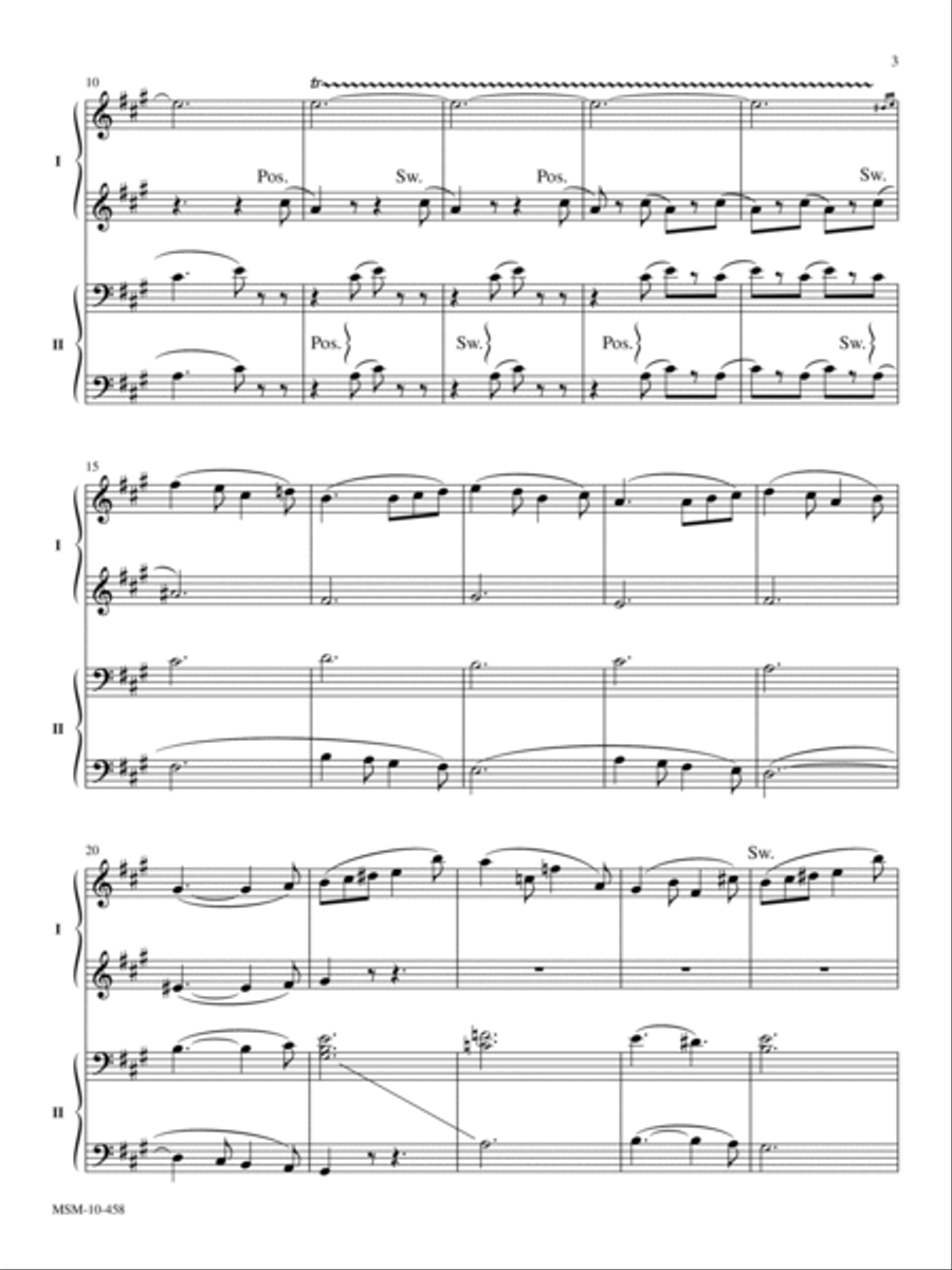 Four Duets for Organ (Downloadable)