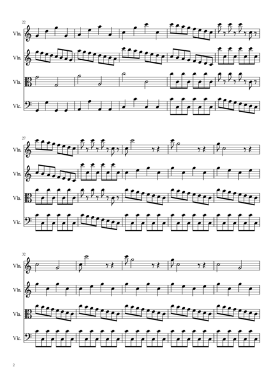 Imminent String Quartet scores gallery preview page 2