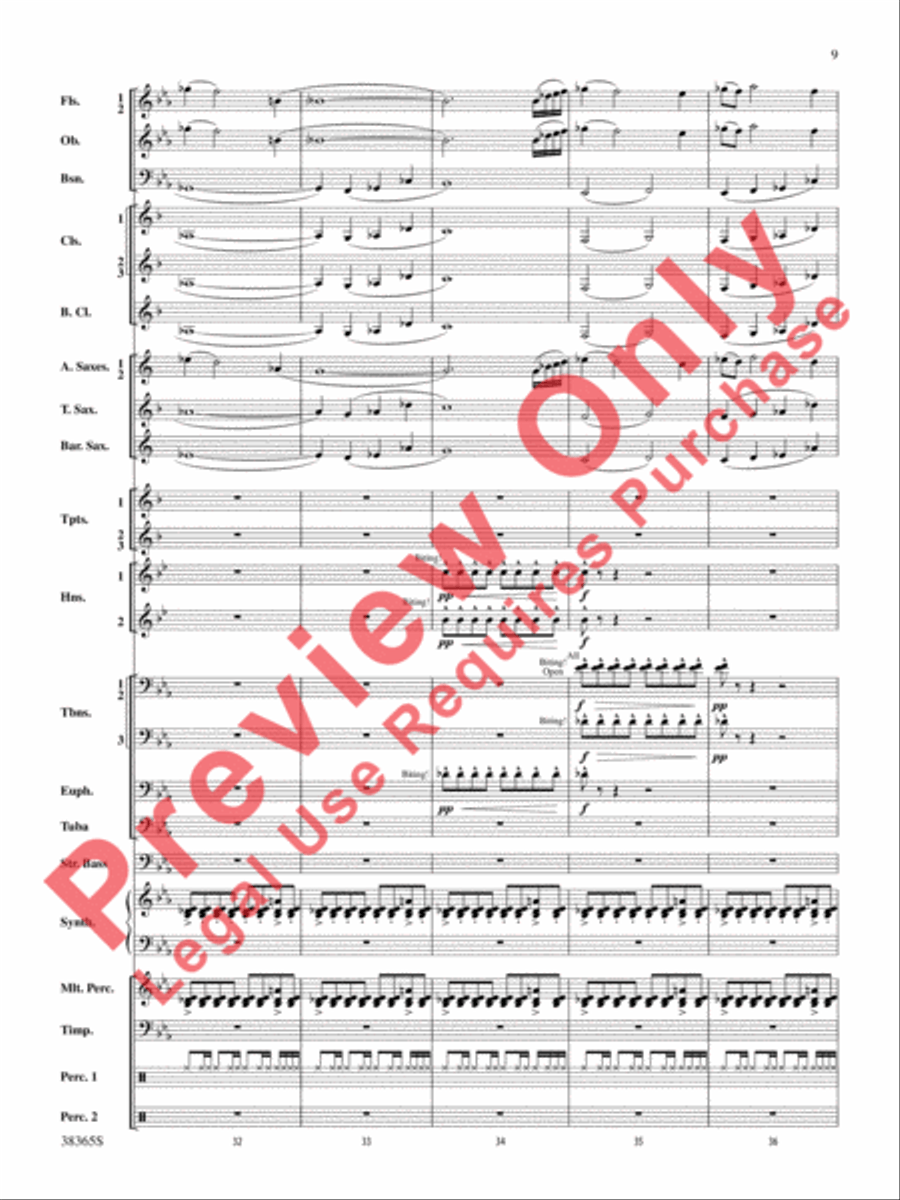 Crossroads to the Future Crossroads to the Future Concert Band scores gallery preview page 10