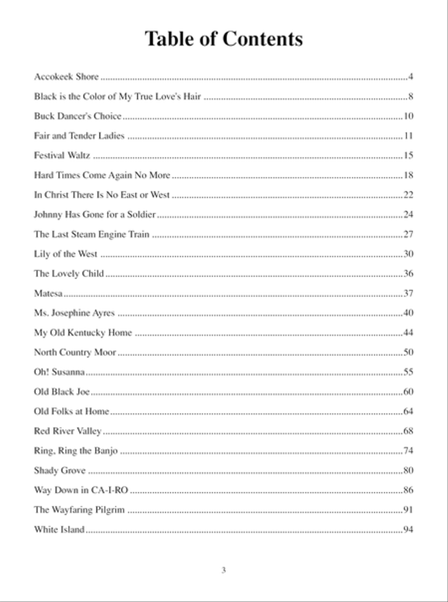MBGU Fingerstyle Curriculum: Best Traditional/Folk Solos Acoustic Guitar scores gallery preview page 5