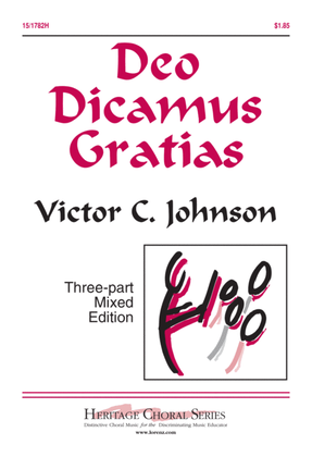 Book cover for Deo Dicamus Gratias