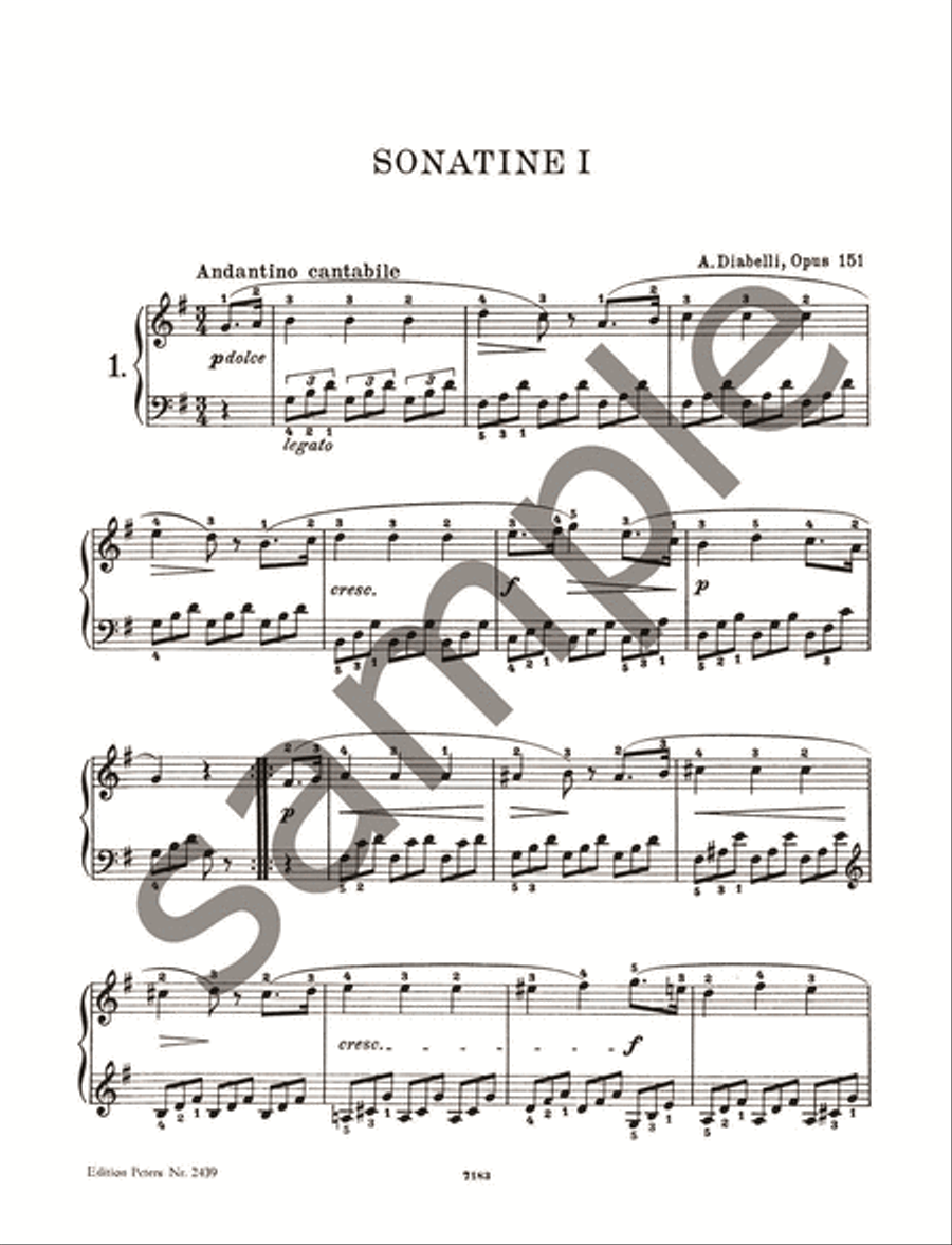 Sonatinas for Piano Sonatinas for Piano Piano scores gallery preview page 4