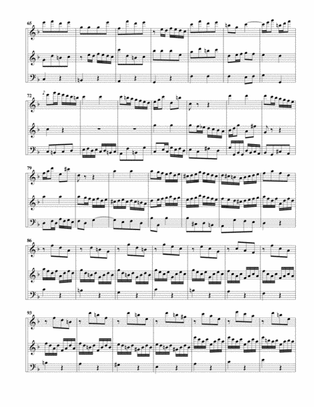 Trio sonata for organ, no.6, BWV 530 (arrangement for 3 recorders)