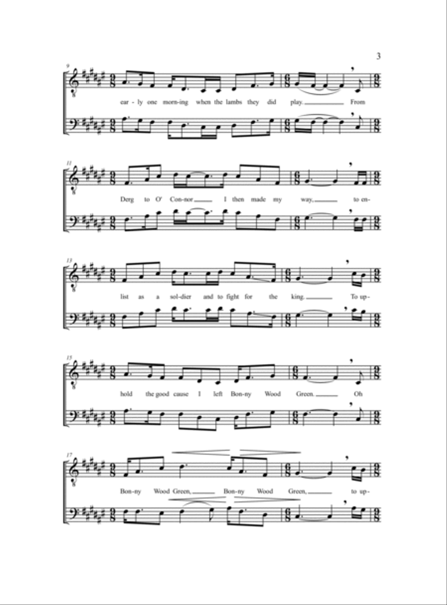 Bonny Wood Green 3-Part scores gallery preview page 7