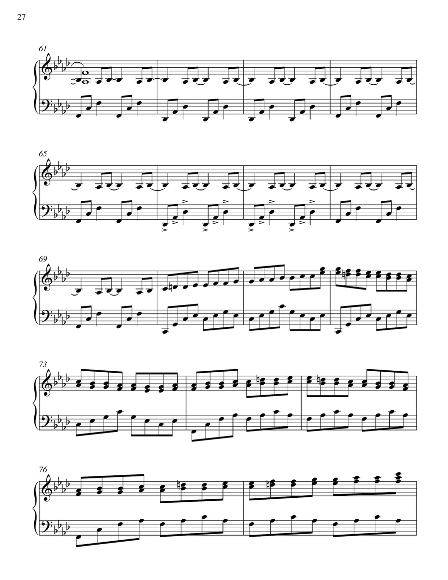 Hollow Workings Hollow Workings Piano Solo scores gallery preview page 3