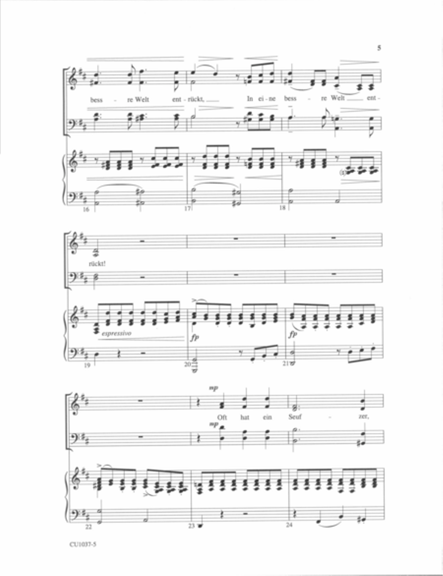 An Die Musik - SATB An Die Musik - SATB 4-Part scores gallery preview page 4
