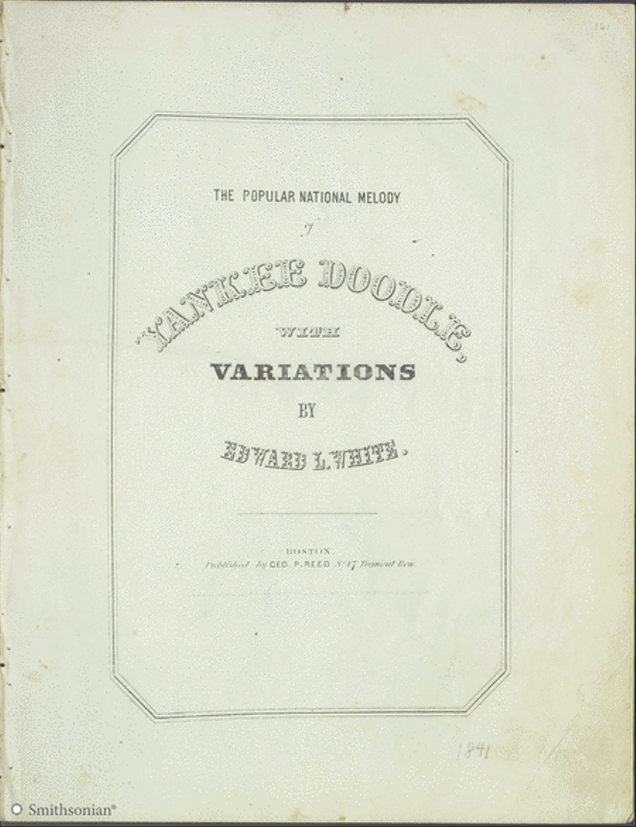 Yankee Doodle with Variations Piano Solo scores gallery preview page 1