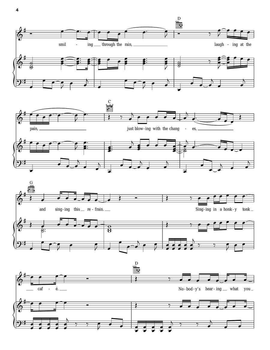 Keep On Smilin' Keep On Smilin' Piano, Vocal, Guitar scores gallery preview page 4