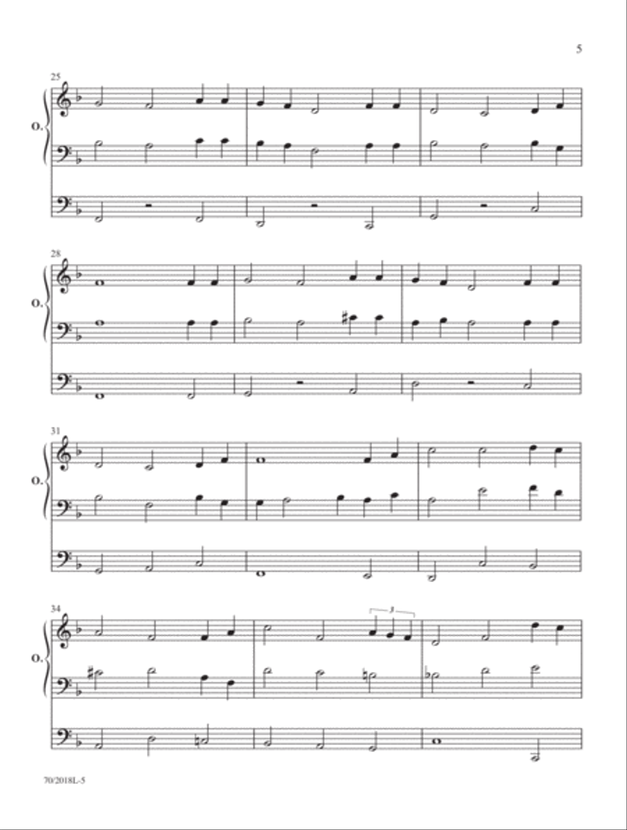 Holy Manna Holy Manna Organ scores gallery preview page 5