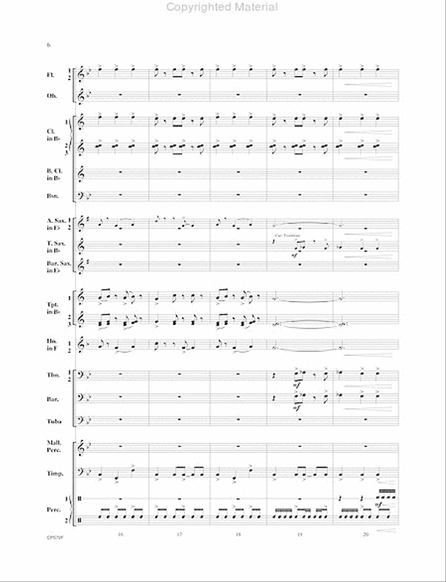 Trilogy Trilogy Concert Band scores gallery preview page 7
