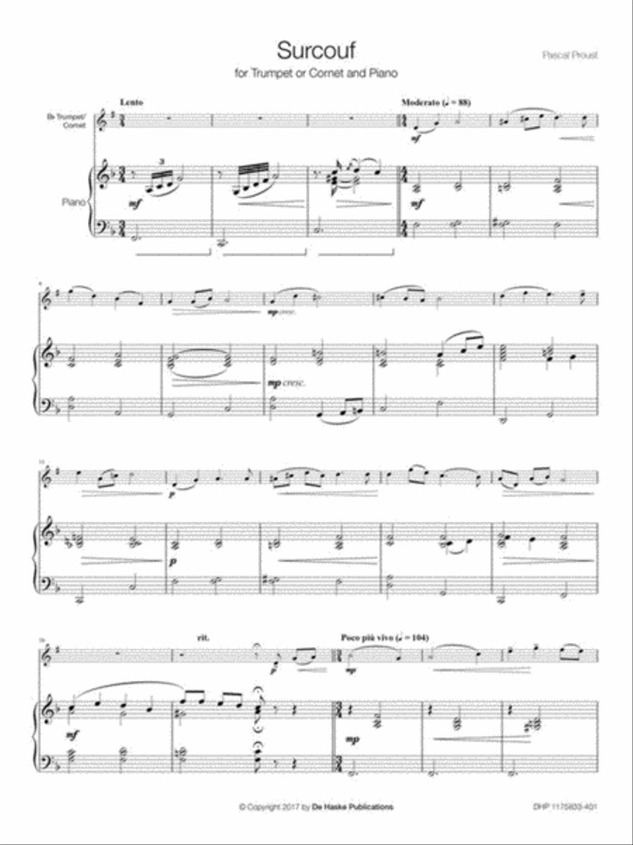 Surcouf Trumpet Solo scores gallery preview page 2
