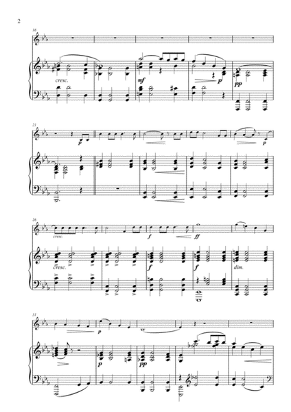Chant d'amour arranged for Oboe and Piano image number null