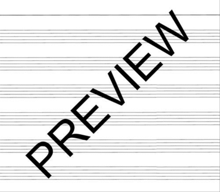 73. Spiral Book 6-stave Staff Paper scores gallery preview page 3