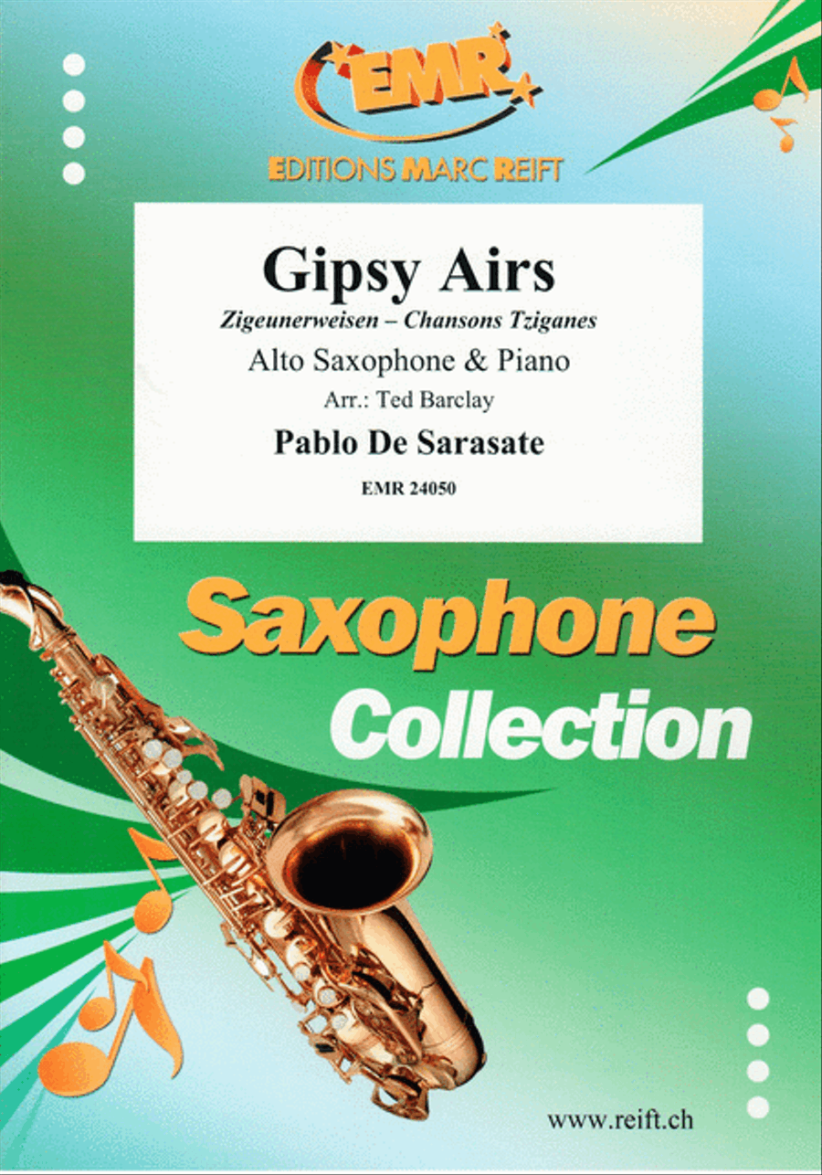 Gipsy Airs Alto Saxophone scores gallery preview page 1