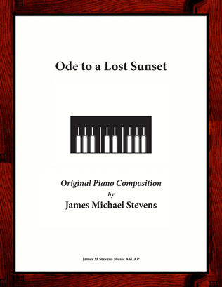 Book cover for Ode to a Lost Sunset