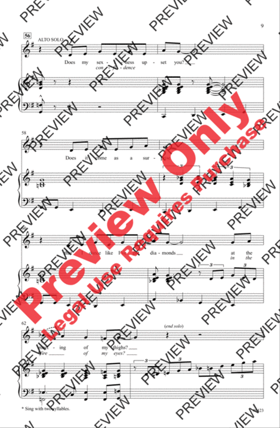 Still I Rise 4-Part scores gallery preview page 9