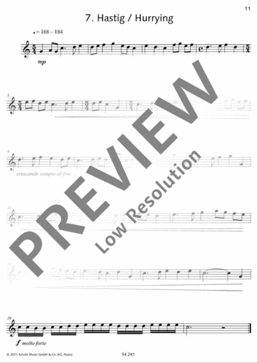 Moods Violin scores gallery preview page 12