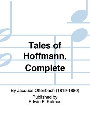 Book cover for Tales of Hoffmann, Complete
