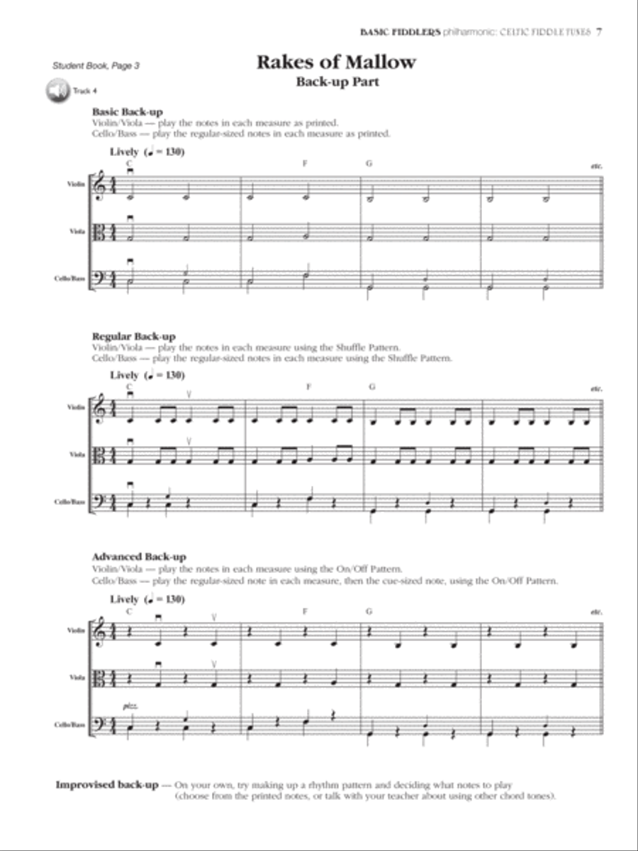 Basic Fiddlers Philharmonic Celtic Fiddle Tunes String Orchestra scores gallery preview page 5