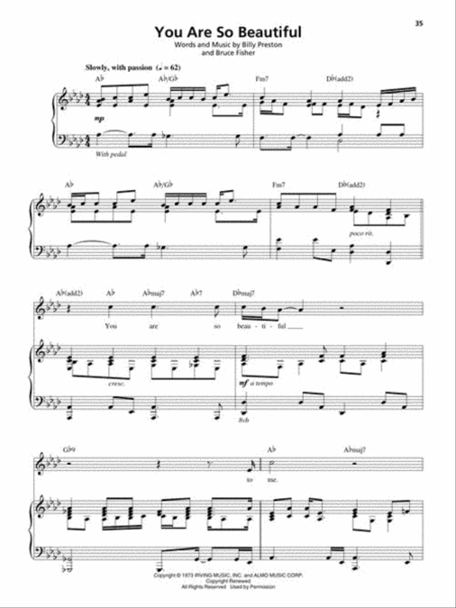 Rock Ballads Rock Ballads Piano scores gallery preview page 7