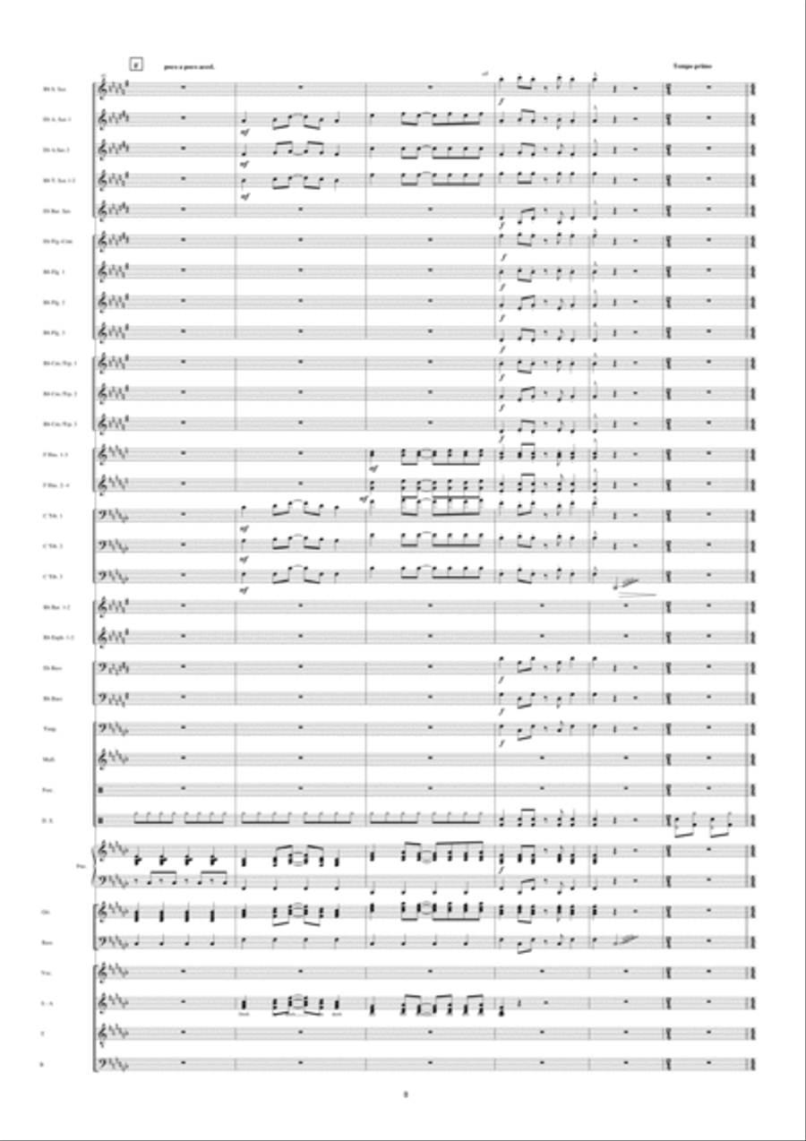 Eloise Fanfare Band scores gallery preview page 9