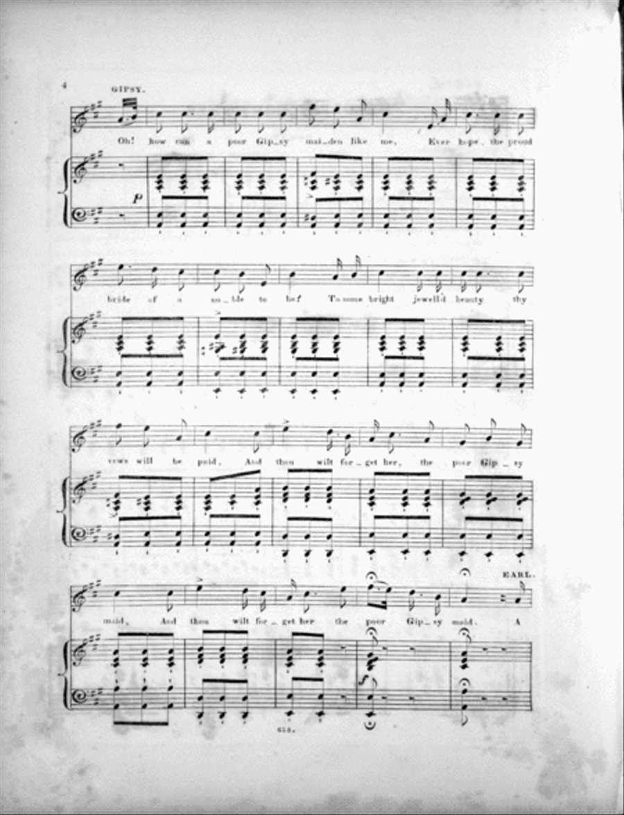 The Gipsy Countess Voice scores gallery preview page 3