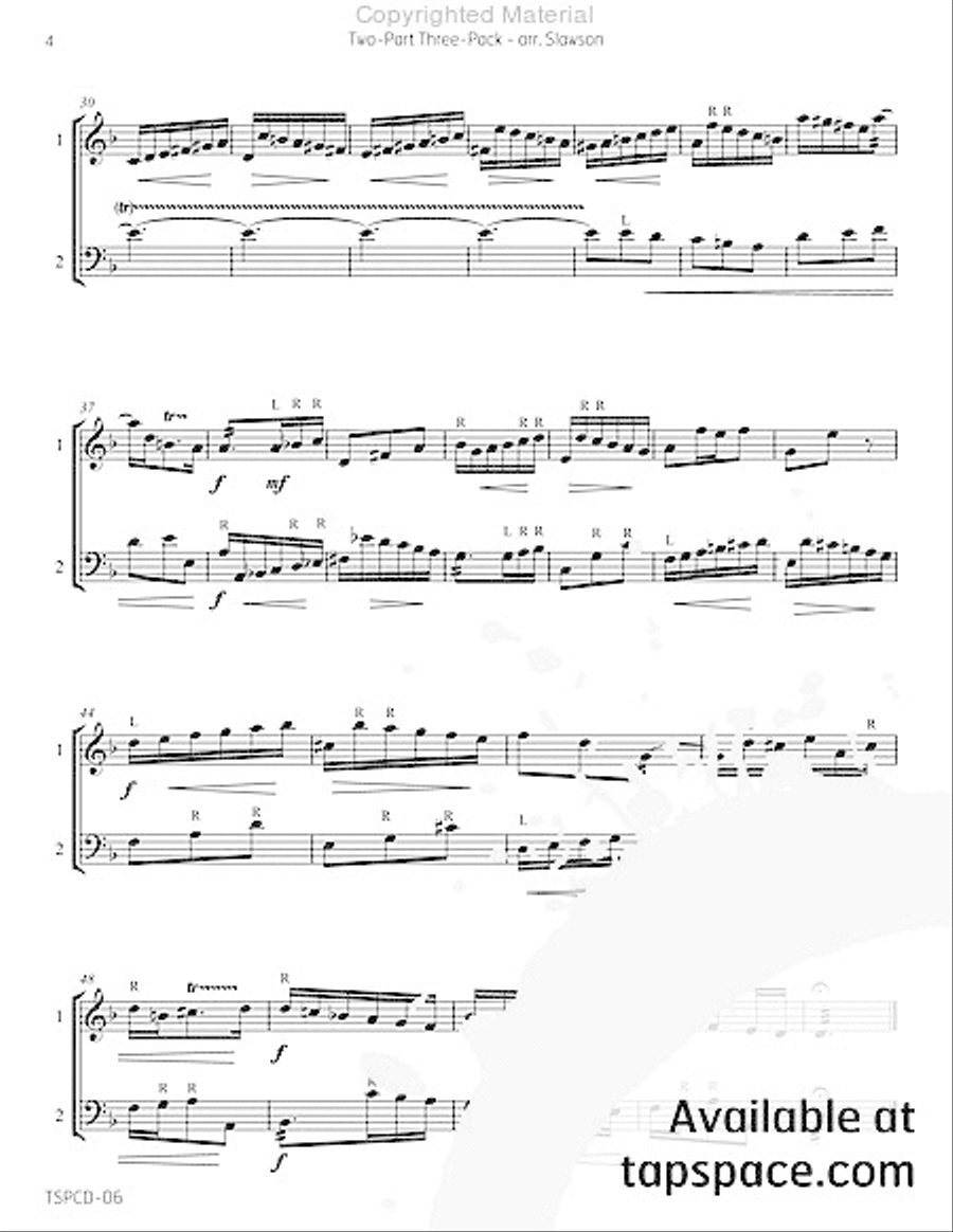 Two-Part Three-Pack 2-Part scores gallery preview page 7