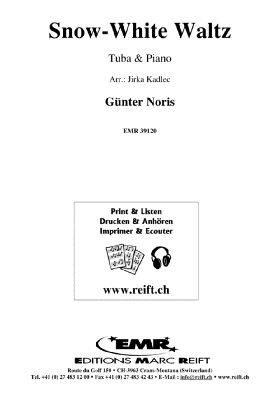 Snow-White Waltz Snow-White Waltz Tuba scores gallery preview page 1