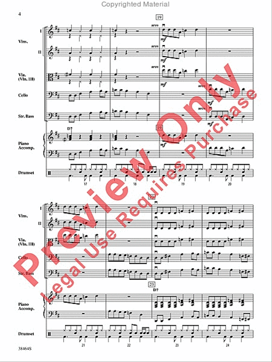Finger Rock! Finger Rock! String Orchestra scores gallery preview page 5